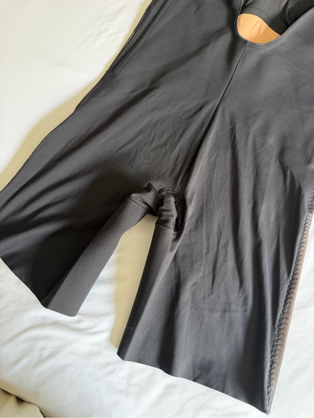 NWT Honeylove Mid Thigh Black Shapewear Bodysuit - Picture 12 of 17